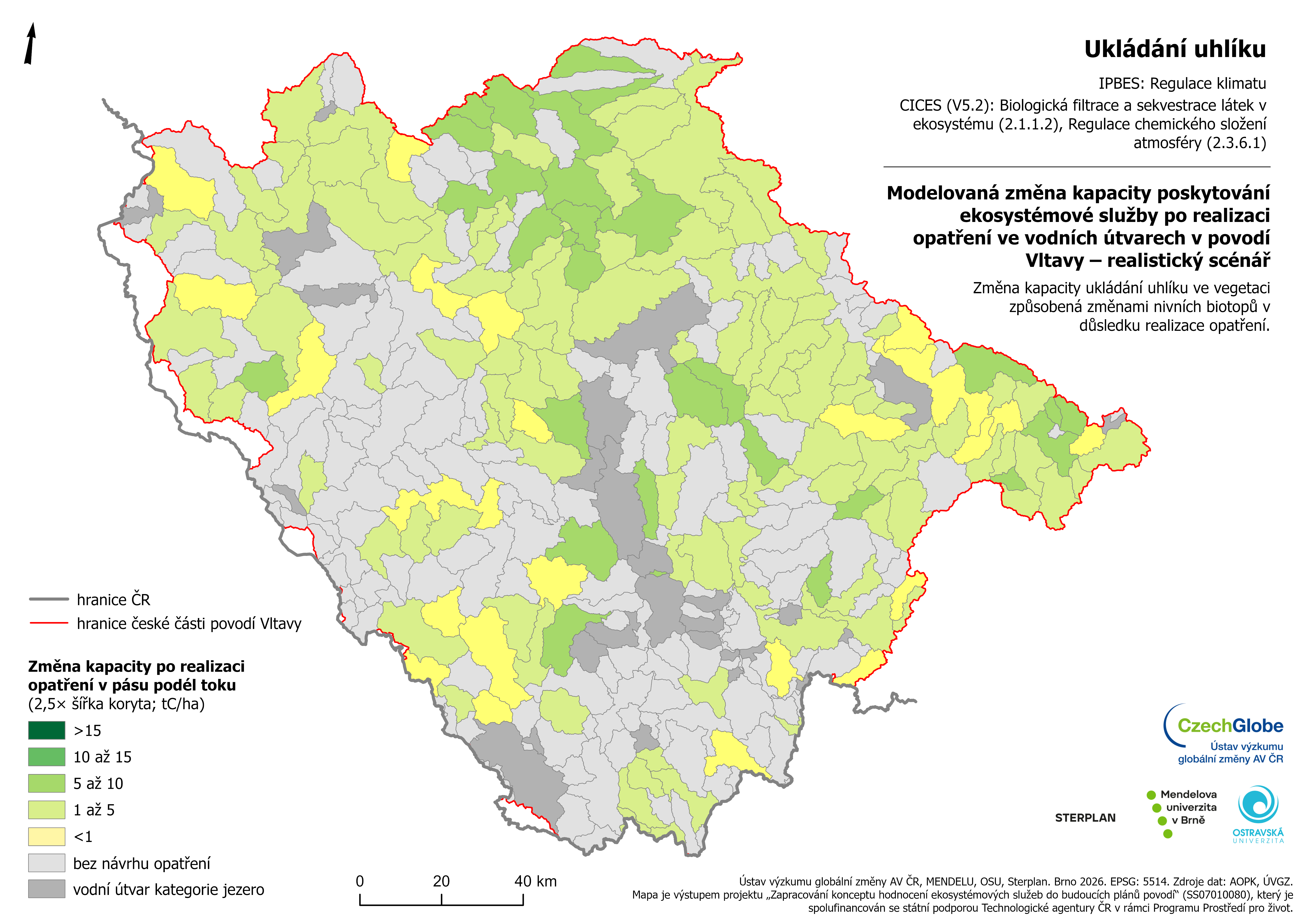 5r - Ukládání uhlíku - realistický scénář